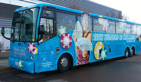 Lorenz Charter Bus to Treasure Island Resort