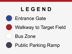 Bus Parking at Target Field Legend