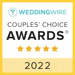WeddingWire Couples' Choice Awards 2022 five-star badge awarded to Lorenz Bus Service